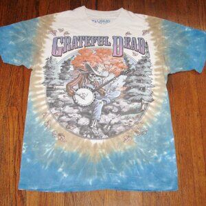Vintage The Grateful Dead Fall Tour 1994 Concert T-Shirt Liquid Blue 2000 Size M